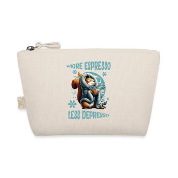 More Espresso Less Depresso - Organic Pouch - nature - Front