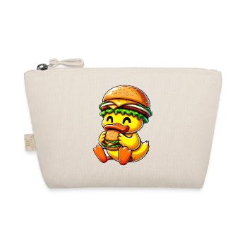 Drôle de canard Hamburger Fast Food Cheeseburger avec - Trousse biologique - nature - Devant