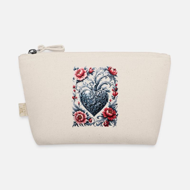 Herz Barock Bio-Täschchen