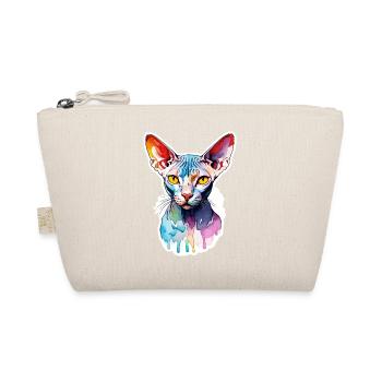 Sphynx Chat Aquarelles - Trousse biologique - nature - Devant