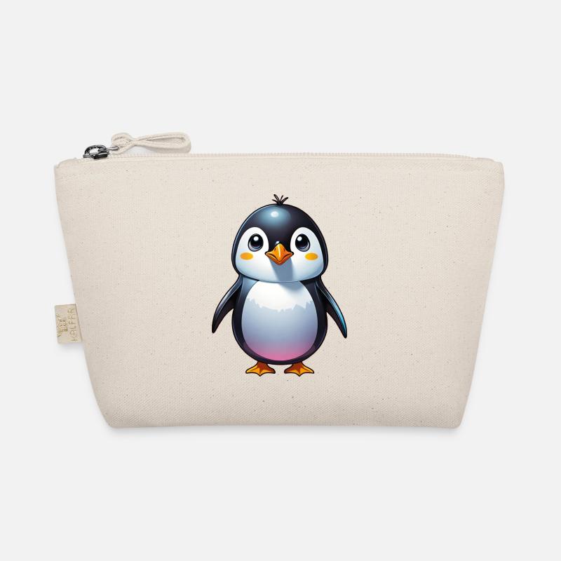 Pinguin - Bio-Täschchen - Natur