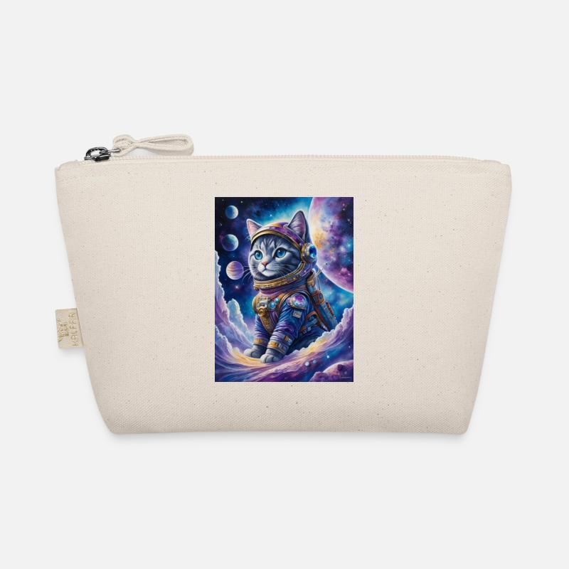 Astronaut Cat Organic Pouch