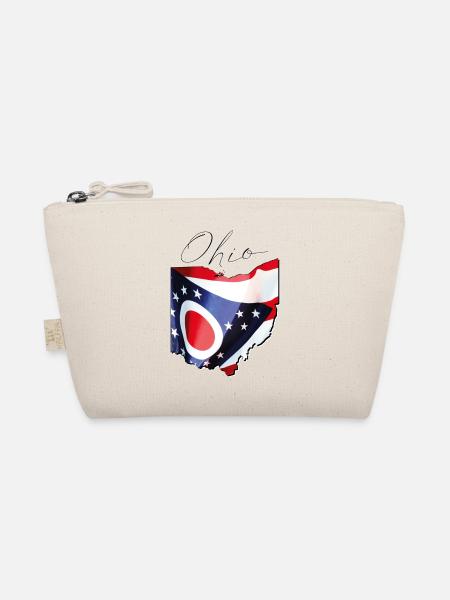Ohio (États-Unis) | Drapeau réel | Flag Map Script - Trousse biologique - nature - Devant