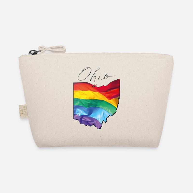 Ohio (United States) | Real Flag | LGBTQIA+ Script Organic Pouch