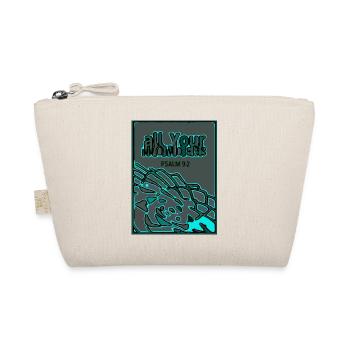 all Your wonders - Araukarie anthrazit - Bio-Täschchen - Natur - Vorne