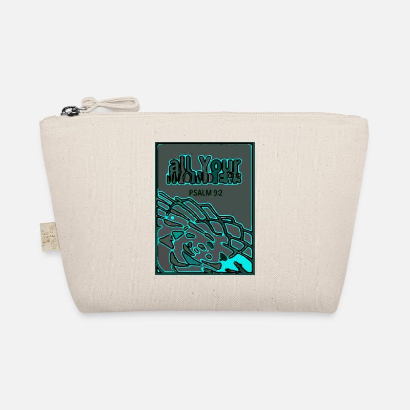 all Your wonders - Araukarie anthrazit - Bio-Täschchen - Natur