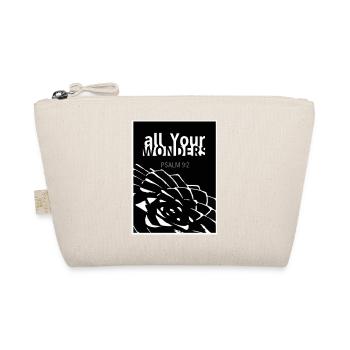 all YOUR wonders Araukarie weiß - Bio-Täschchen - Natur - Vorne