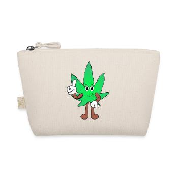 Der Bloom - Weed Cannabis Stoned Hanf Marihuana - Bio-Täschchen - Natur - Vorne