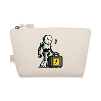 Sad Robot Energy Case - Organic Pouch - nature - Front