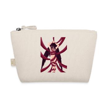 Bondage BDSM Rope Girl Woman Ropebunny Angel Black - Organic Pouch - nature - Front