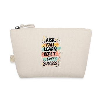 RISK FAIL LEARN REPEAT FOR SUCCESS - Organic Pouch - nature - Front