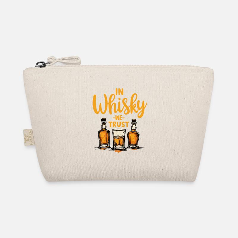 IN WHISKY WE TRUST, WHISKEY Bio-Täschchen
