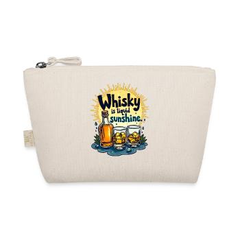 WHISKY IS LIQUID SUNSHINE - Organic Pouch - nature - Front