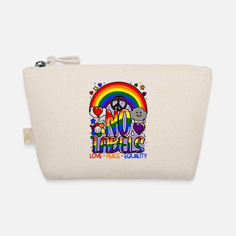 No Labels Design LGBT Rainbow & Equality Organic Pouch