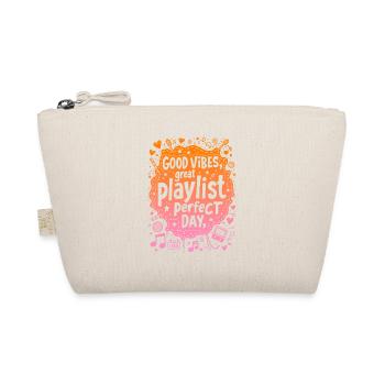 TOLLE PLAYLIST, PERFEKTER TAG, MUSIK - Bio-Täschchen - Natur - Vorne