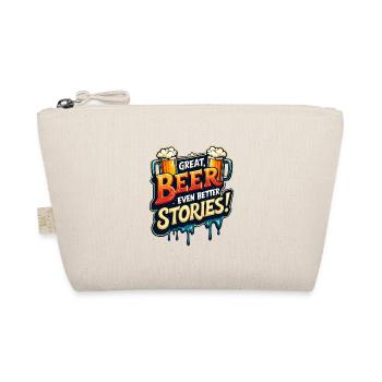 TOLLES BIER, NOCH BESSERE GESCHICHTEN - Bio-Täschchen - Natur - Vorne