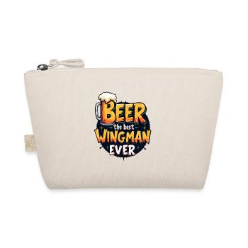BIER: DER BESTE WINGMAN ALLER ZEITEN - Bio-Täschchen - Natur - Vorne