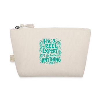 I’M A REEL EXPERT. I CAN TACKLE ANYTHING, FISHING - Organic Pouch - nature - Front