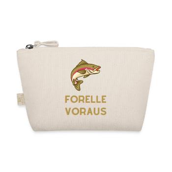 Trout Ahead: Nature's Catch - Organic Pouch - nature - Front