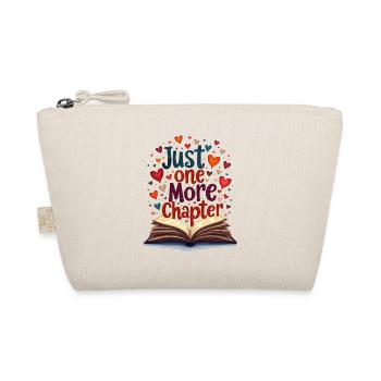 Just One More Chapter - Bookworm - Organic Pouch - nature - Front