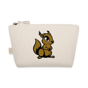 Squirrel Comic Animal - Organic Pouch - nature - Front