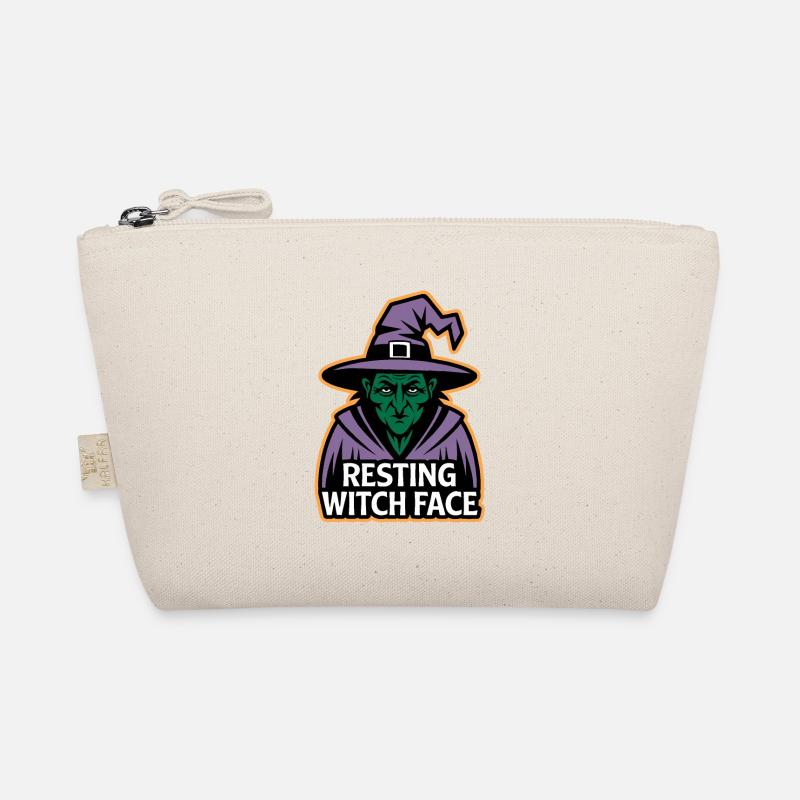 Resting Witch Face Organic Pouch