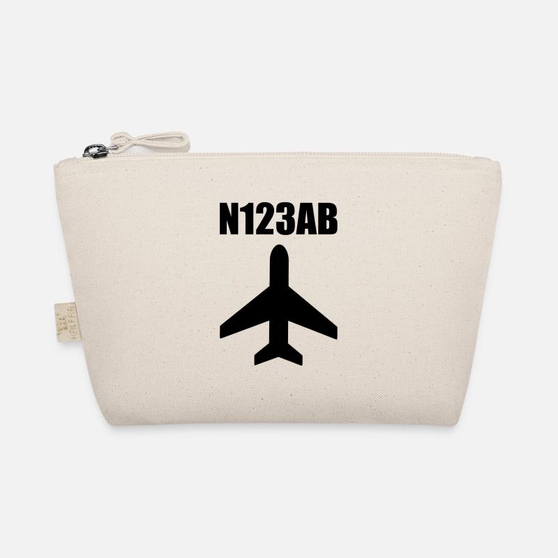 Custom Aviation - Flugzeug - Luffahrt - Pilot Bio-Täschchen