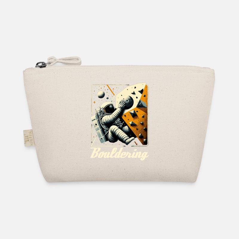 Bouldern Astronaut Raumfahrer Geschenk Bio-Täschchen