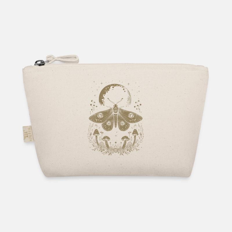 Papillon de nuit Fairycore Goth Grunge Champignons - Trousse biologique - nature