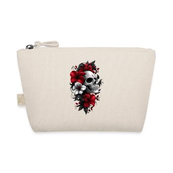 Crâne avec des fleurs - Trousse biologique - nature - Devant