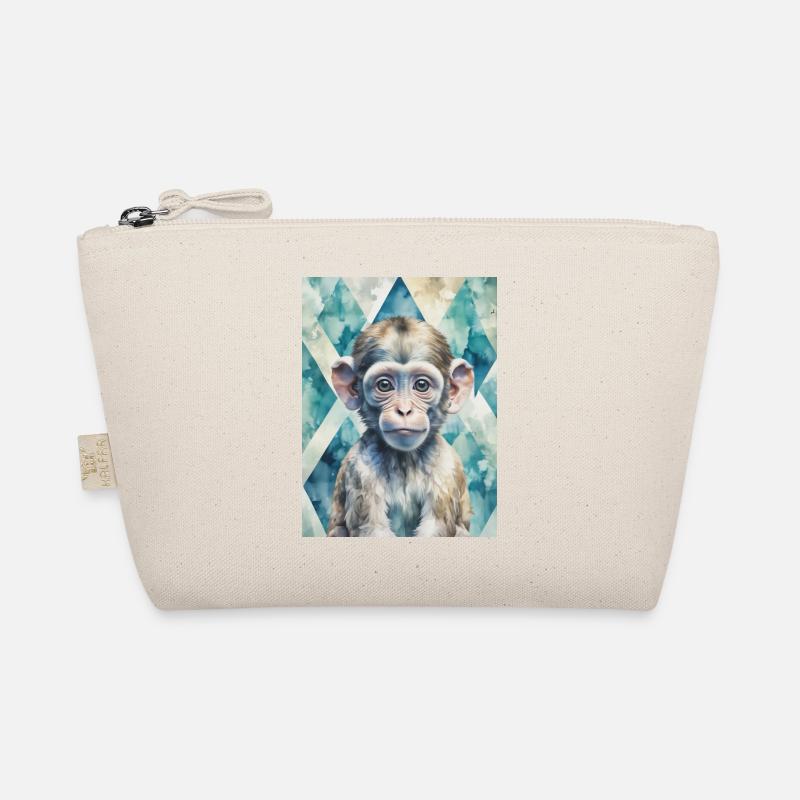 Curious Baby Monkey Organic Pouch