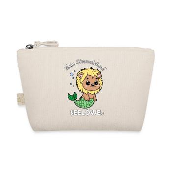 Zodiac sign Leo Sea Lion - Organic Pouch - nature - Front