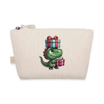Noël Dino T-Rex Père Noël - Trousse biologique - nature - Devant