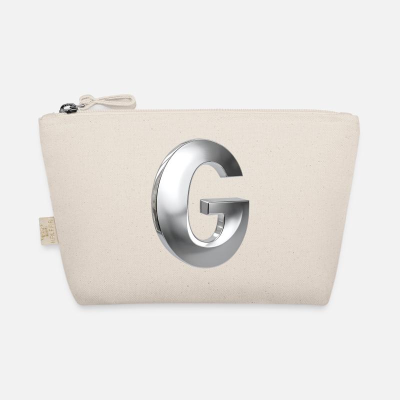 Chrome ,, G " Metallic - Organic Pouch - nature