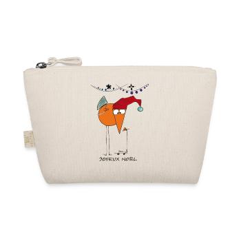 Merry Christmas Shadok - Organic Pouch - nature - Front