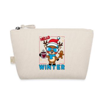 Cute Reindeer - Organic Pouch - nature - Front