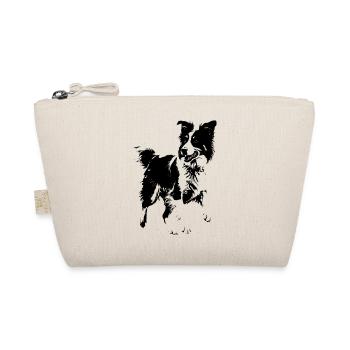 chien de race border collie - Trousse biologique - nature - Devant