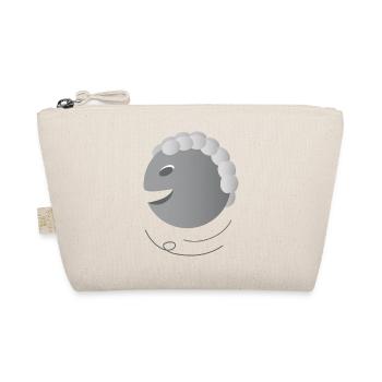 Gesicht Freude Lachen Leben Geschenk - Bio-Täschchen - Natur - Vorne