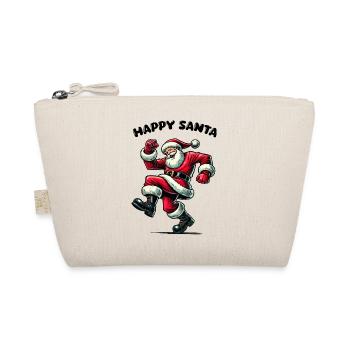 St. Nicholas Happy Santa - Organic Pouch - nature - Front
