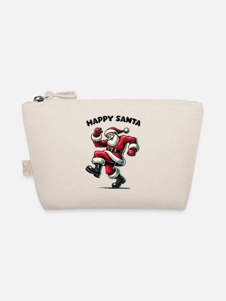 nikolaus happy santa - Bio-Täschchen - Natur