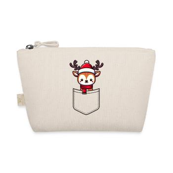 Mignon renne dans un sac - animal de poche - Trousse biologique - nature - Devant