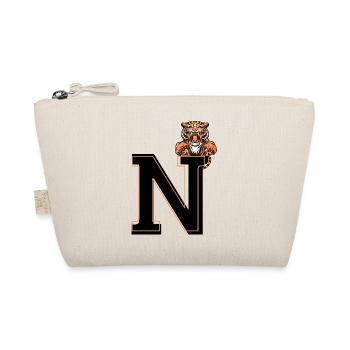 Buchstabe n Tiger - Geschenkidee - Bio-Täschchen - Natur - Vorne