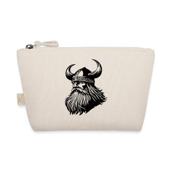 Viking Warrior Odin - Organic Pouch - nature - Front