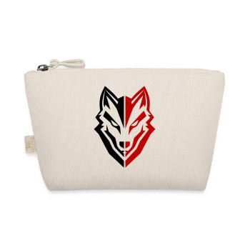 Wolf Symbol - Bio-Täschchen - Natur - Vorne