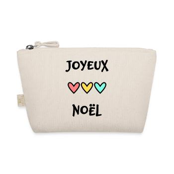 CHRISTMAS. MERRY CHRISTMAS. FIR. HAPPY NEW YEAR - Organic Pouch - nature - Front