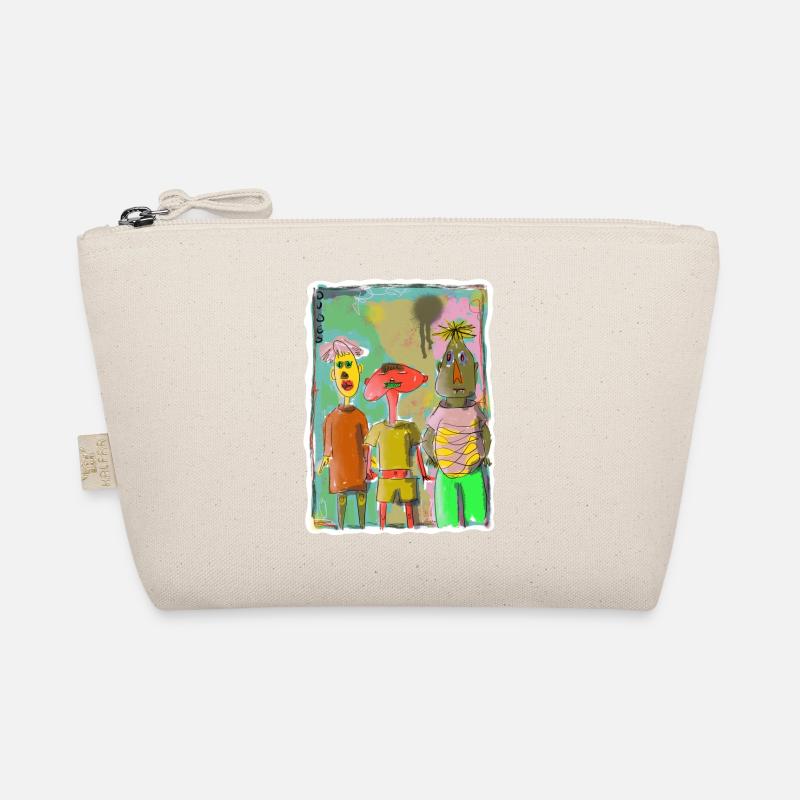 Illustration de trois amis « Dudes » Trousse biologique