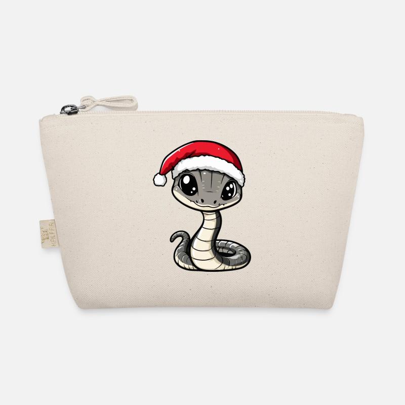Snake Cobra Christmas Organic Pouch