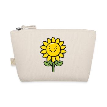 Sweet Sunflower Flowers Summer Comic Style - Organic Pouch - nature - Front