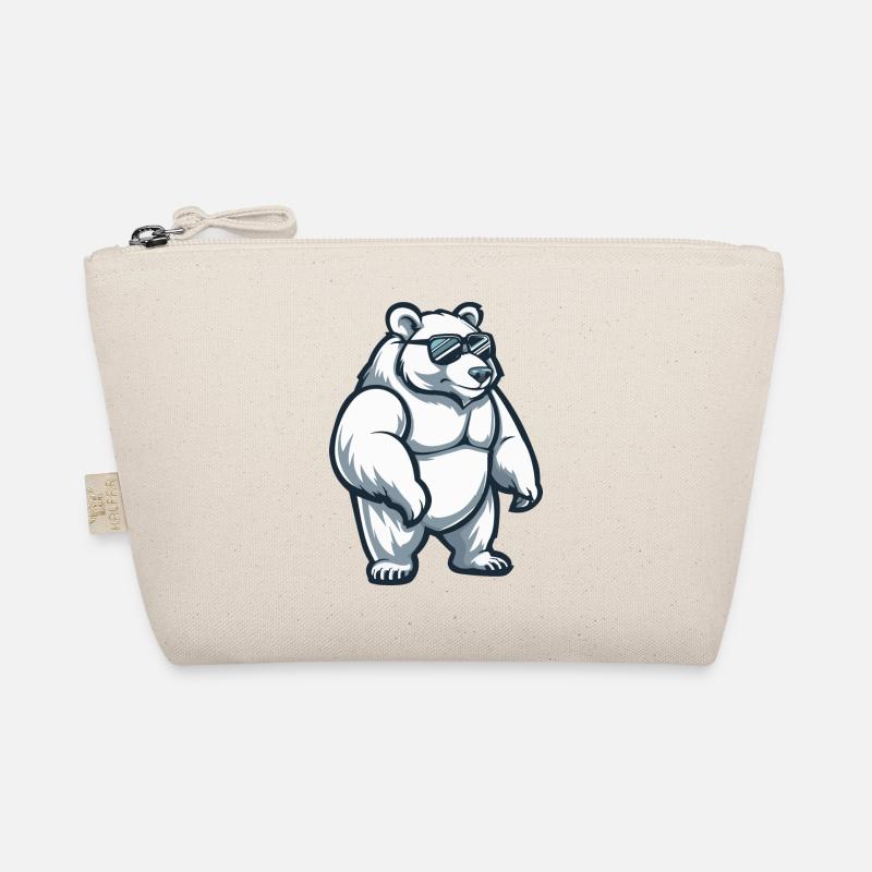 Ours polaire bande dessinée cool Trousse biologique