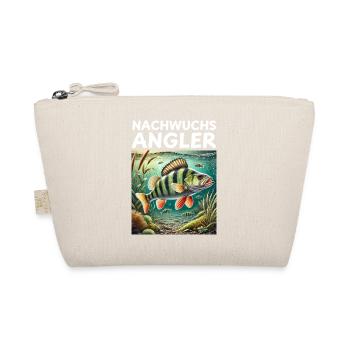 Nachwuchs Angler - Flussbarsch Motiv - Bio-Täschchen - Natur - Vorne